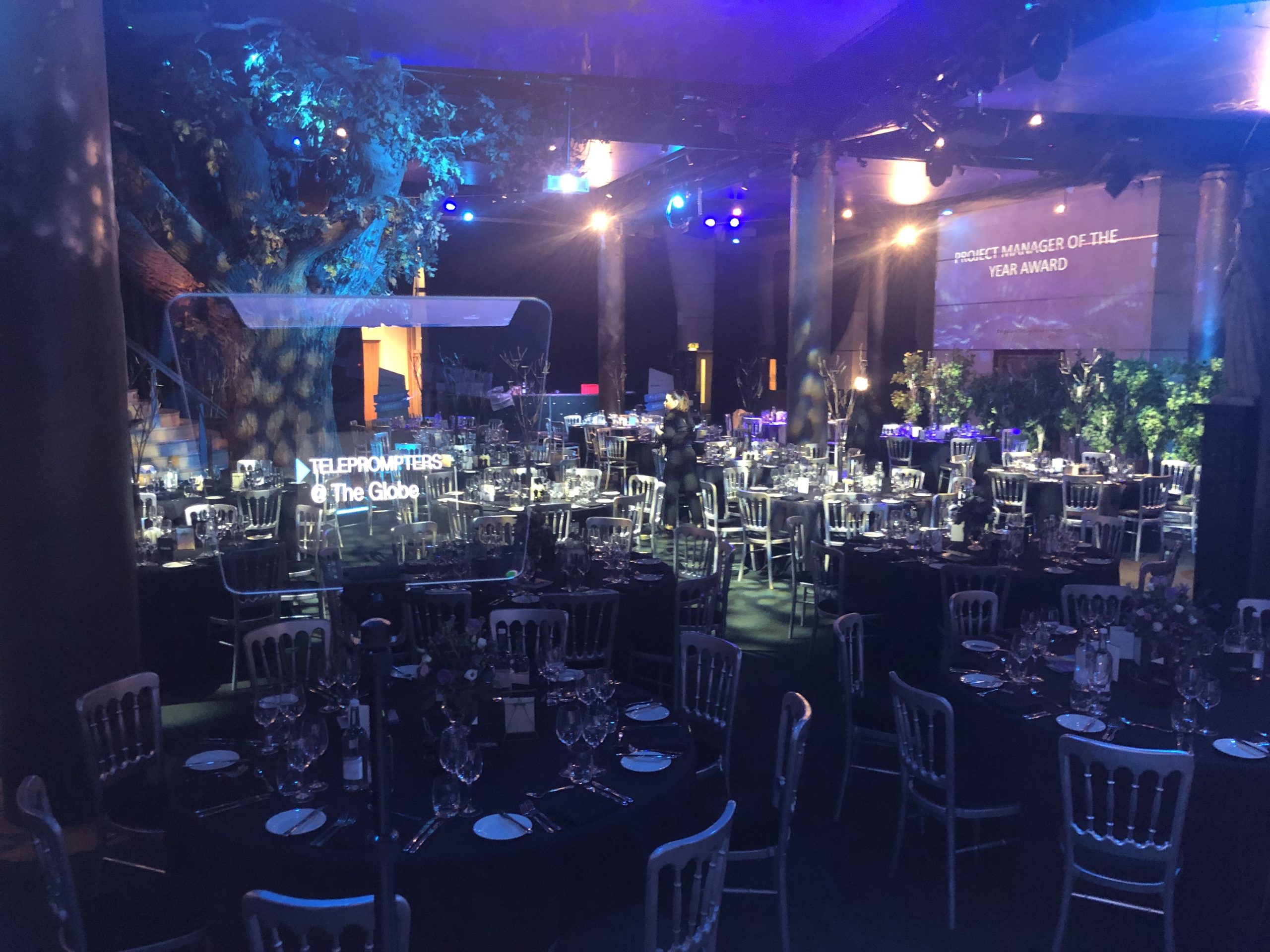 Globe Theatre awards teleprompter tiktok teleprompter